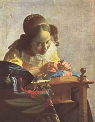 Jan Vermeer The Lacemaker (mk08) china oil painting image